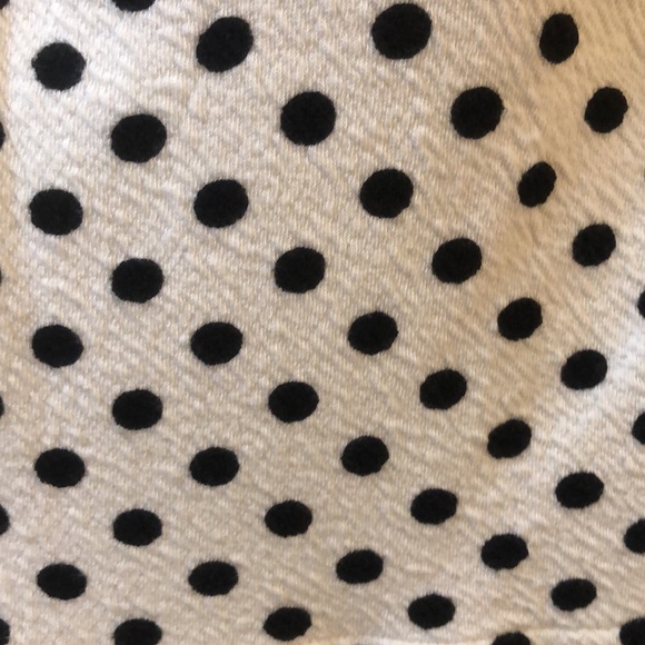 Anthropologie open-back dress in white with black polka dot, size 2 - Picture 9 of 9